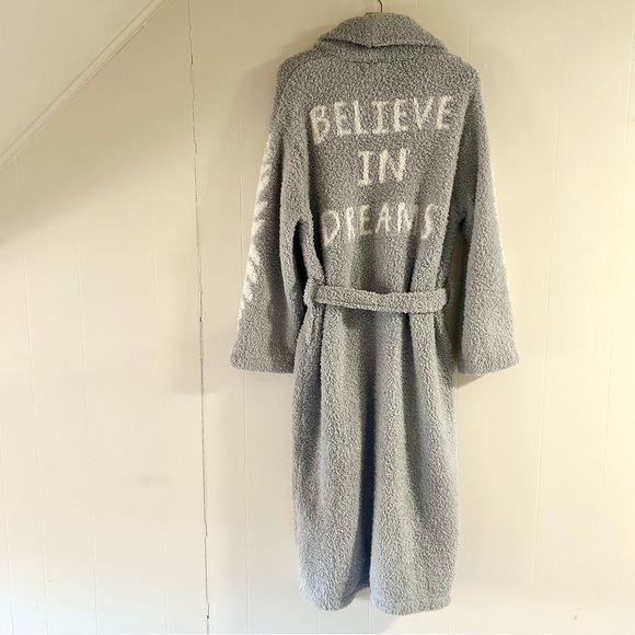 Barefoot‎ Dreams CozyChic Believe in Dreams Robe in Gray sz 1 - Picture 1 of 6